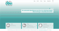 Desktop Screenshot of die-alpenueberquerung.com