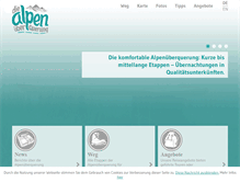 Tablet Screenshot of die-alpenueberquerung.com